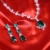 Emerald Majesty Necklace & Earring Set