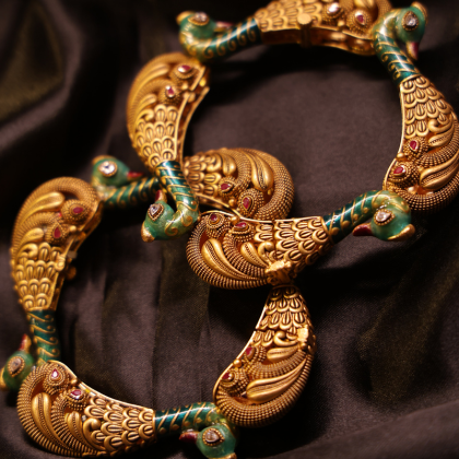Royal Peacock Heritage Kada Set