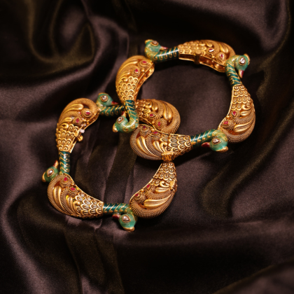 Royal Peacock Heritage Kada Set